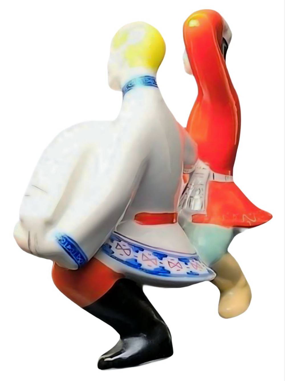 Фарфоровая статуэтка "Русский перепляс" Полонное ЗХК