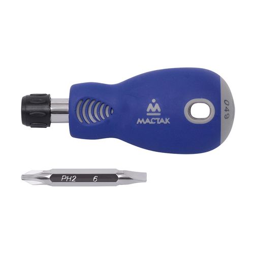 МАСТАК (049-2B) Отвертка двухсторонняя PH2 / SL6.0