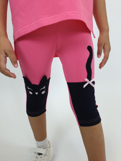 02-123-7 Комплект для девочки (фуфайка+ лосины)