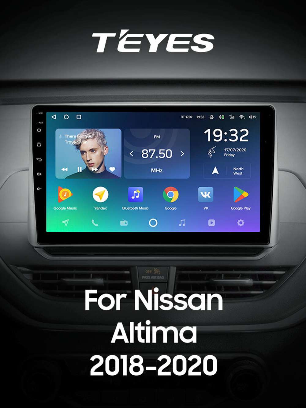 Teyes SPRO Plus 9" для Nissan Altima L34 2018-2020