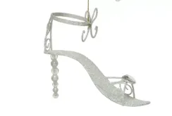 Украшение туфелька Кокетка 13*9 см., белый, 1 шт., Kaemingk (020557/2)