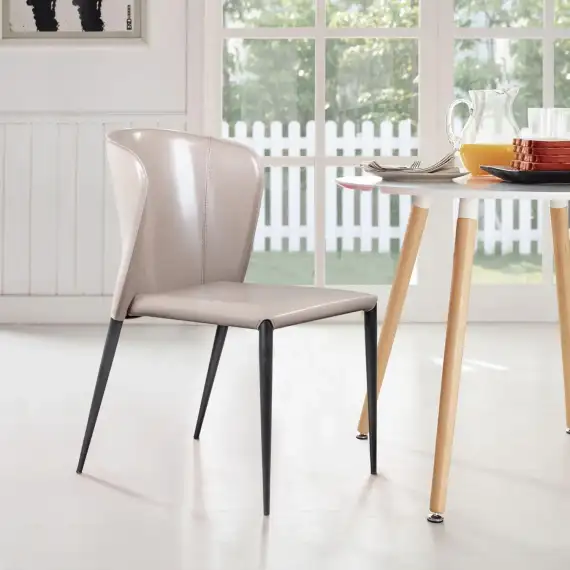 Стул Albert кожа капучино