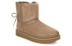 UGG Угги Classic Leopard Lined Bow, коричневый