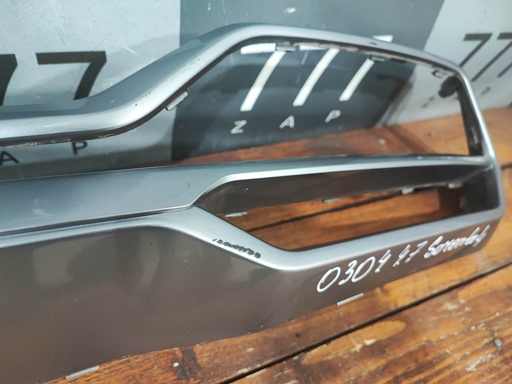 Накладка заднего бампера Kia Sorento 4 (MQ4) 20-нв Б/У Оригинал 86670P2010