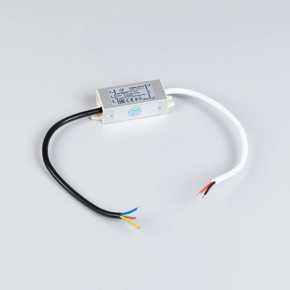 Блок питания ARPV-12012-D (12V, 1.0A, 12W) (Arlight, IP67 Металл, 3 года) 022205
