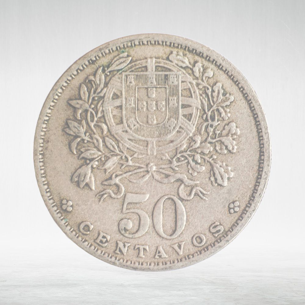 Portugal, 50 Centavos, 1944, VF