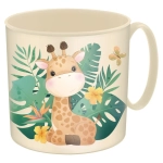 Кружка с декором, 280мл (светло-бежевый)