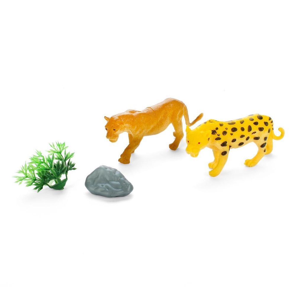 Набор диких животных 2шт, пакет 825-12