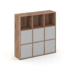 Locker plus Комплект №3 LK.K-003 Дуб Табак/Серый 1188*350*1203