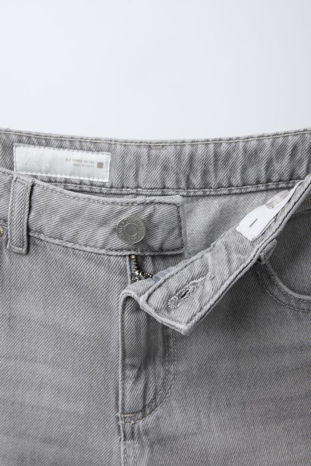 ZARA ДЖИНСЫ RELAXED BAGGY, МЯГКИЙ СЕРЫЙ