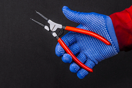 Съемник внешних стопорных колец 175 мм. прямой Станкоимпорт CS21121