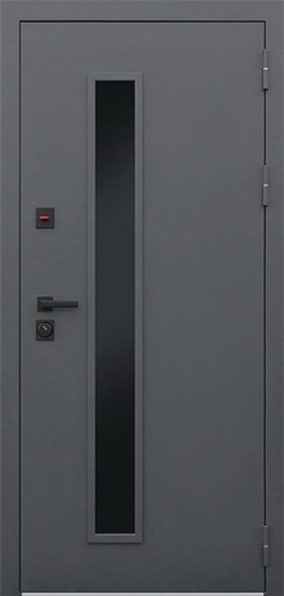 Входная дверь в загородный дом "Муар Серый" + цинкогрунт/Капучино ZB 853-2 - 1067