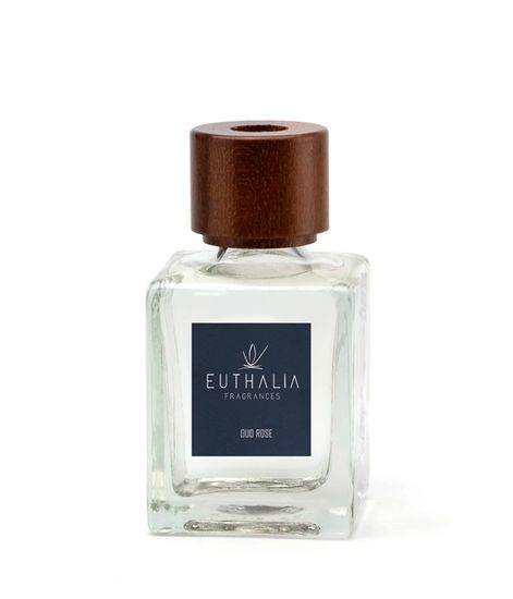 Oud Rose, ароматический диффузор с палочками, Euthalia Fragrances