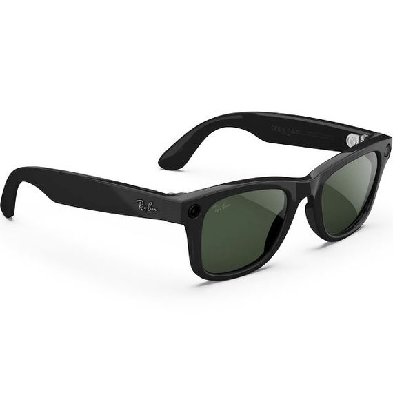 Умные очки Ray-Ban Wayfarer (Gen 2) RW4012 Shiny Black/ Transitions Graphite Green lenses Size M