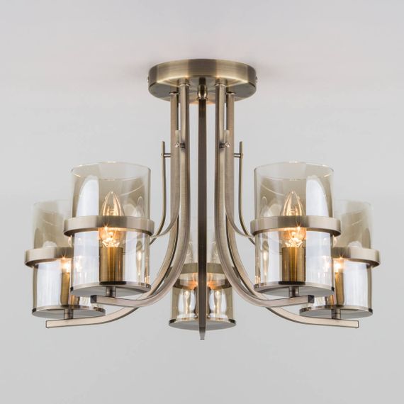 Потолочная люстра Eurosvet 60085/5 античная бронза