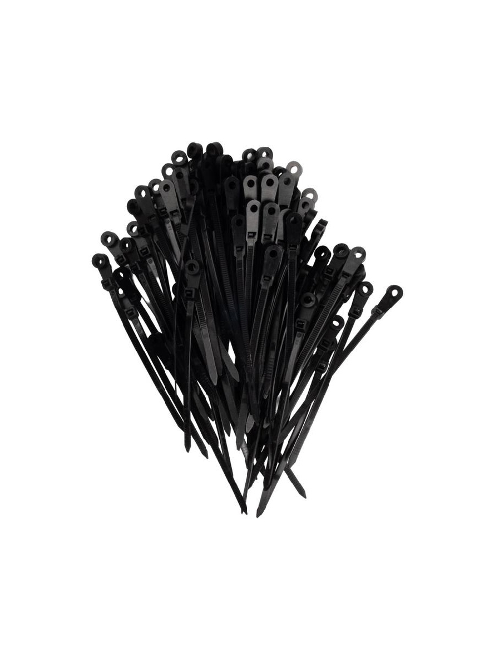 Хомут кабельный PCT-S 3.6х100-100BL 3.6х100 PA6.6 черн.(уп.100шт) JazzWay 5055582