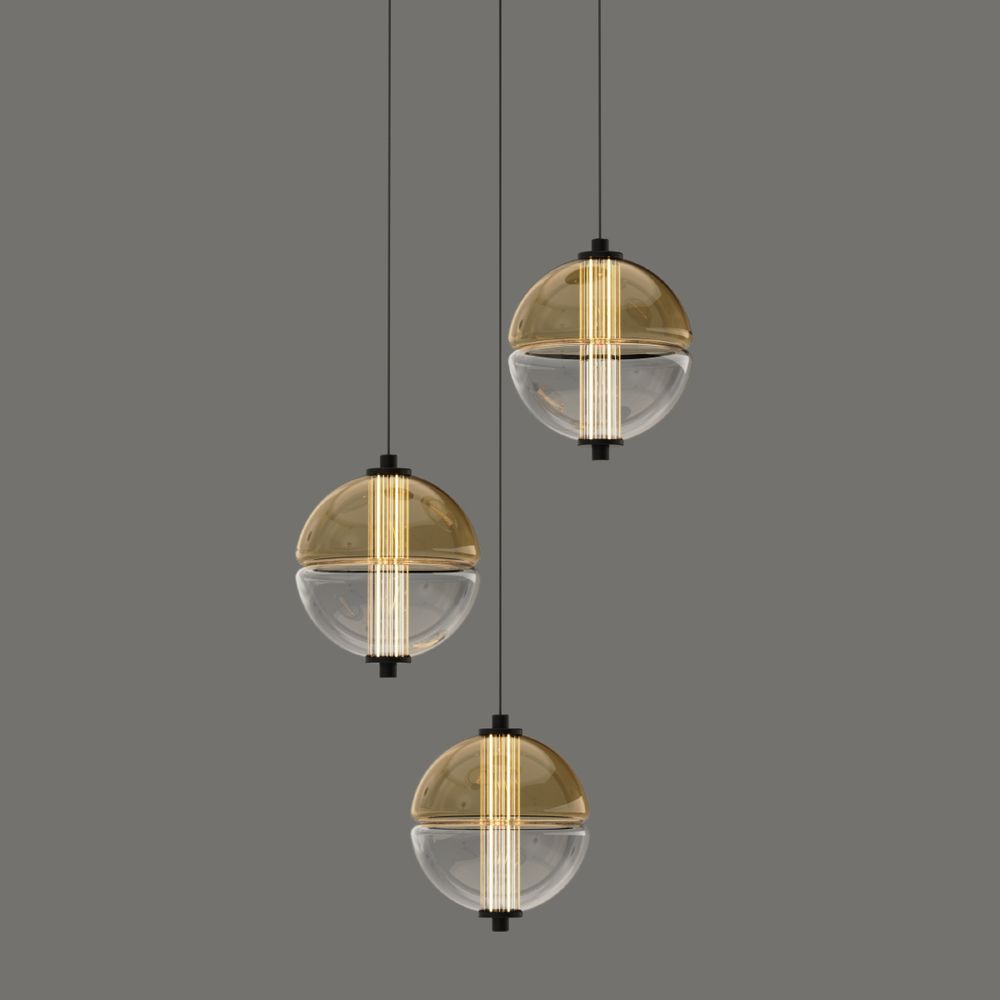 Подвесной светильник MD24022079-3A black/amber