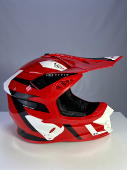 Мотошлем UFO HELMET INTREPID Red/Black Glossy