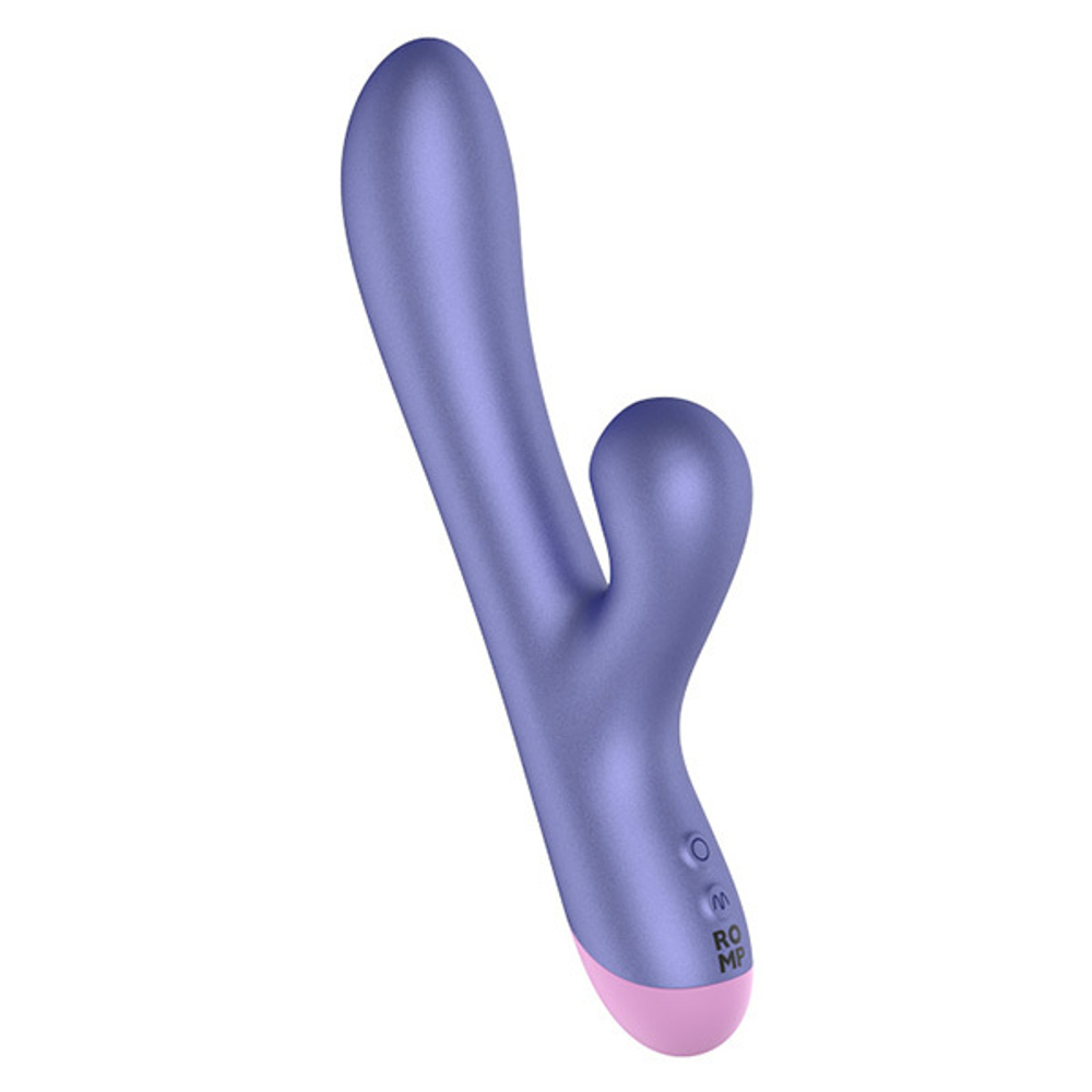 Фиолетовый вибратор-кролик 22см с бесконтактной клиторальной стимуляцией Romp Pulse Purple RPPU1SG4