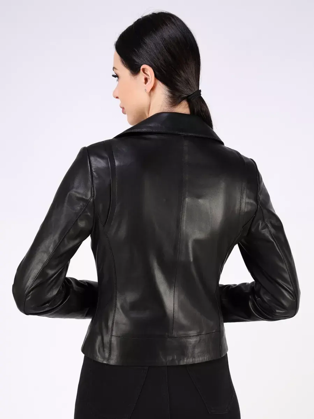 Кожаная куртка демисезонная косуха