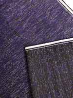 Костюмная жаккард, фиолетовый, люрекс серебро FC