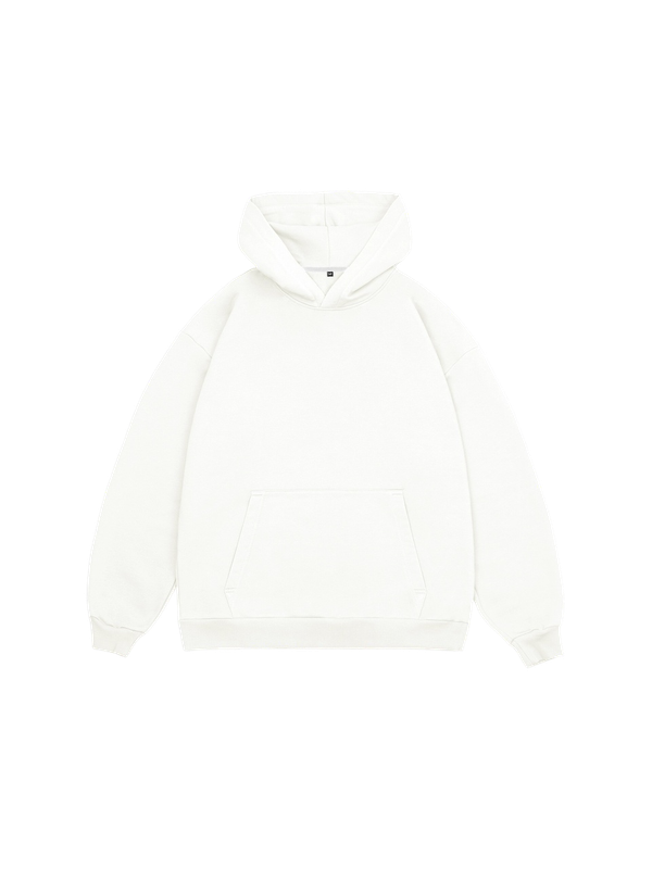 Худи оверсайз без начеса (молочный)