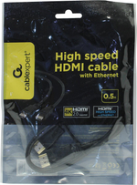 Кабель HDMI <-> HDMI Cablexpert CC-HDMI4-0.5M 0.5 м.