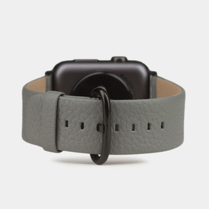 Ремешок кожаный для Apple Watch 40/41mm Classic серого цвета