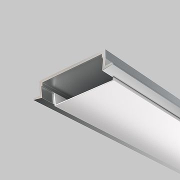 Алюминиевый профиль встраиваемый с накладным фланцем 2м 30x6 ALM-3006-S-2M 632018 632018 серебро Maytoni