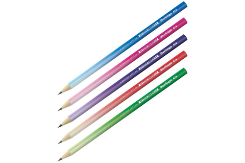 Карандаш ч/г Berlingo "Gradient" HB, круглый, заточен., ассорти