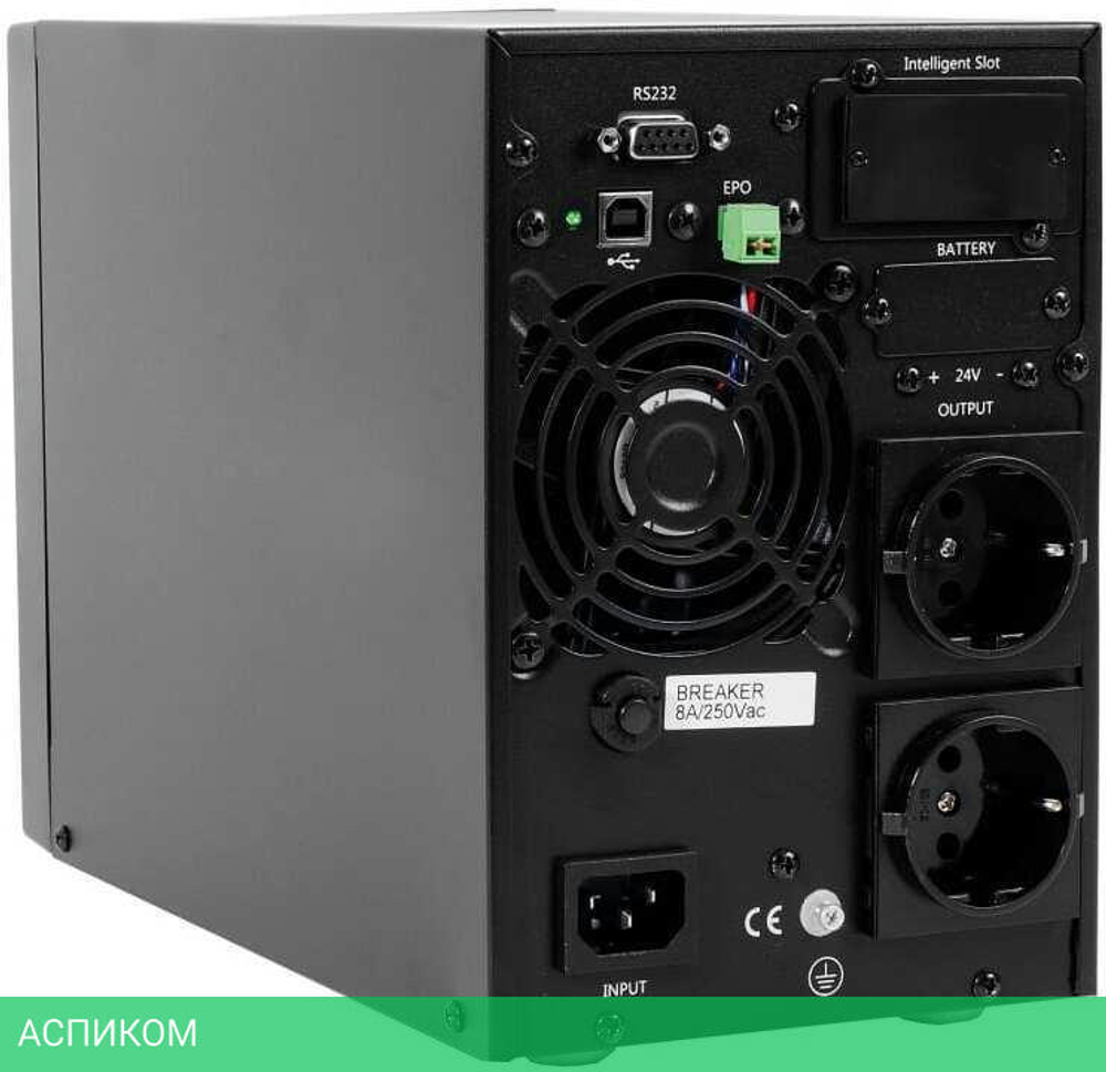 Источник бесперебойного питания PowerMan Online 1000 Plus (6114084)