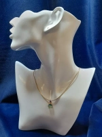 Подвеска форма круг цвет светло-зеленый