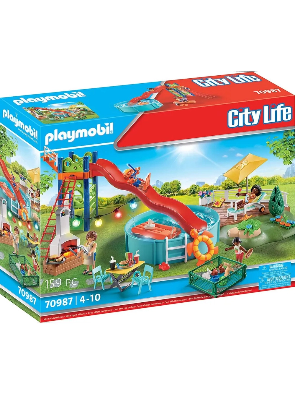 Вечеринка у бассейна Modern House Pool Party Playmobil 70987