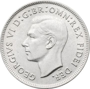 1 флорин 1951 Австралия «50 лет Федерации»