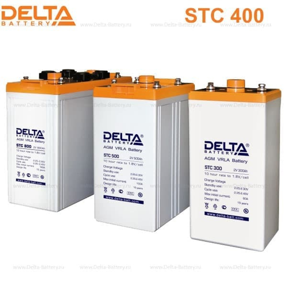 Аккумуляторная батарея Delta STC 400 (2V / 400Ah)