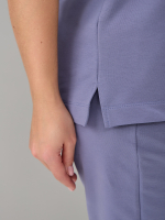 Костюм с шортами КНф-101П/серофиолетовый