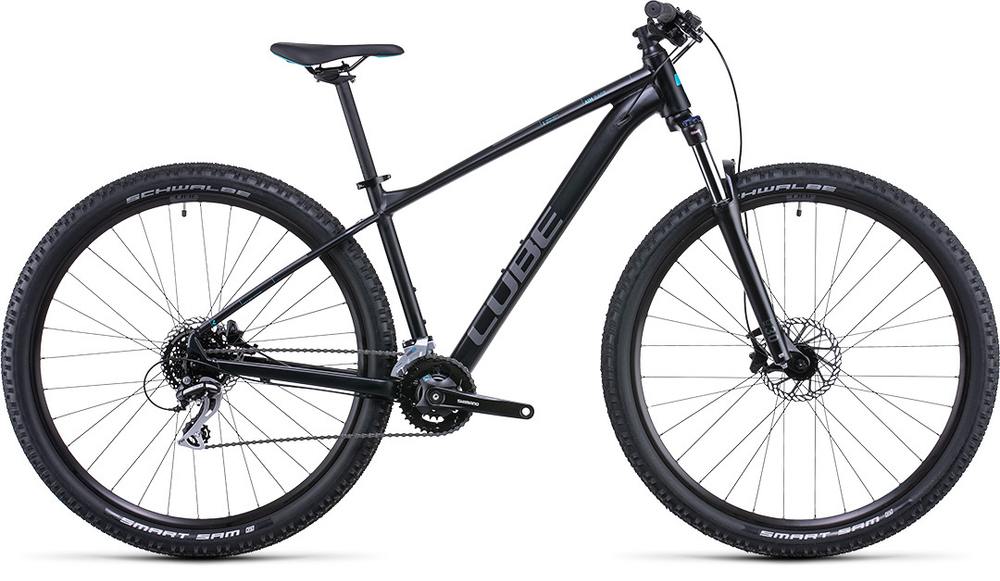 Велосипед CUBE 2022 Aim Race  black´n´azure  18" 2022