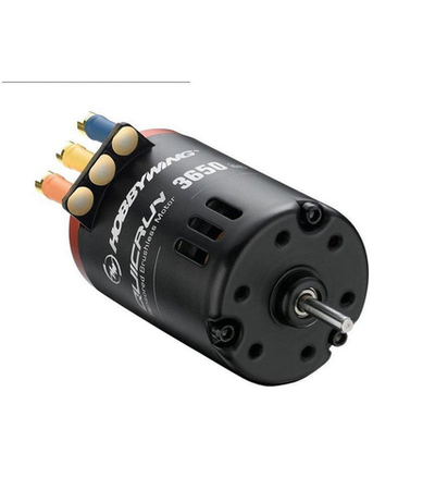 Бесколлекторный сенсорный мотор Hobbywing QUICRUN-3650SD-21.5T-BLACK-G2 (1800KV, 3,17/15мм, 1/10)