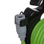 Набор для полива: шланг ПВХ 8мм 10м, пистолет-распылитель 7 режимов, катушка, коннектор 2шт) "Inbloo