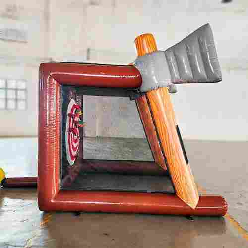 Надувной дартс «Битва топоров» на подкачке, диаметр 2,85 м, размер 2,85×2,75×2,75 м