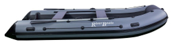 Лодка пвх riverboats (ривербот) rb - 330 нднд (цвет: серый/чёрный)