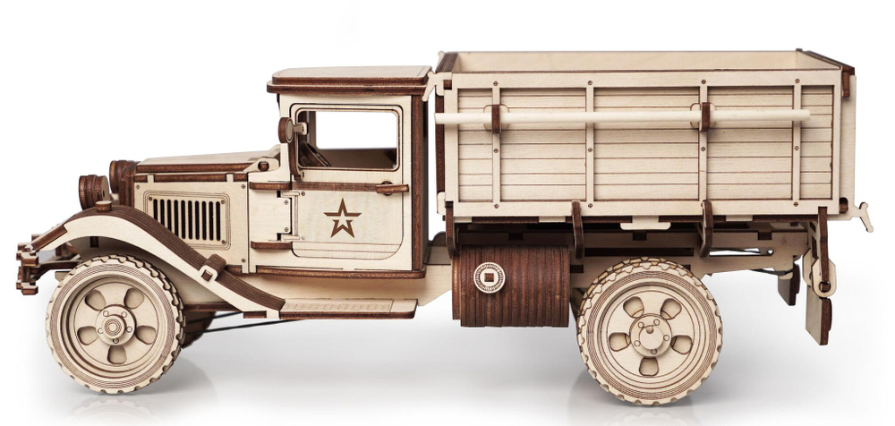 Конструктор из дерева "Армия России" Грузовик "Полуторка" Кузов