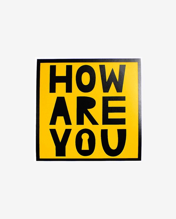 Стикер HOW ARE YOU - фото 1