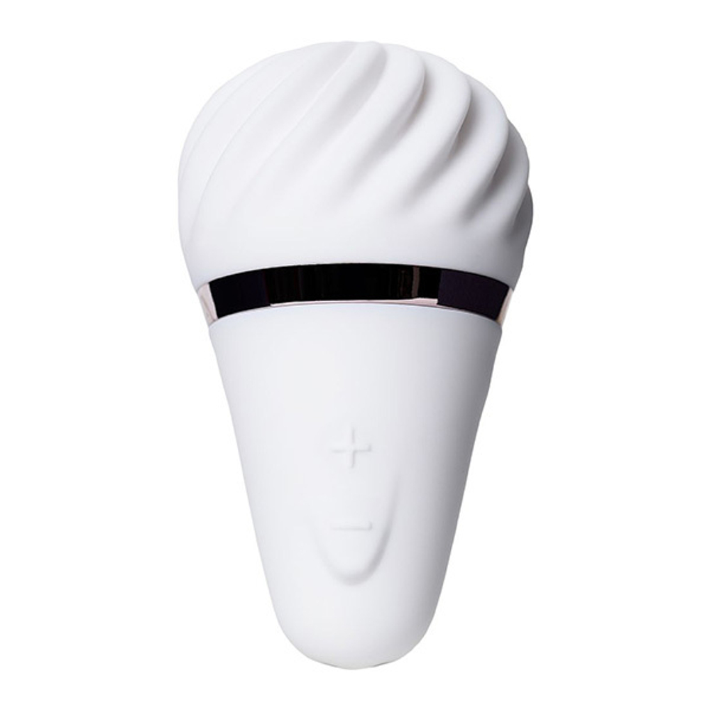 Белый вибромассажер 9,6см Satisfyer Little Wand