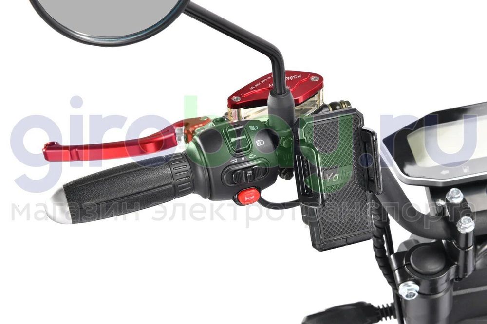 Электроскутер CityCoco WHITE SIBERIA PRO 2500w (Черный) фото 24 фото №28