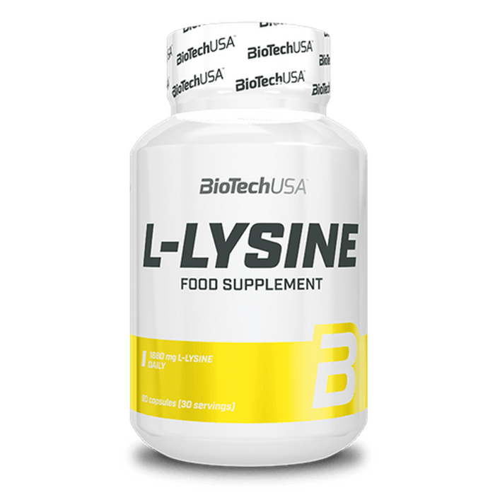 L-Лизин, L-Lysine, BioTechUSA, 90 капсул