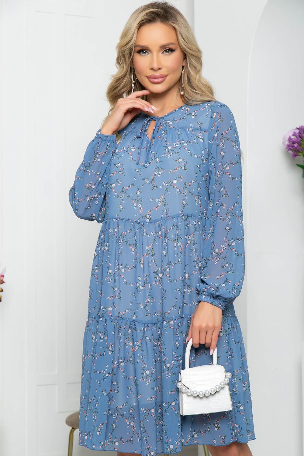 Платье "Парадиз" (синее) П8561 LT Collection