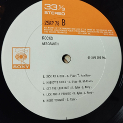 Винтажная виниловая пластинка LP Aerosmith Rocks (Japan 1976) (No Obi)
