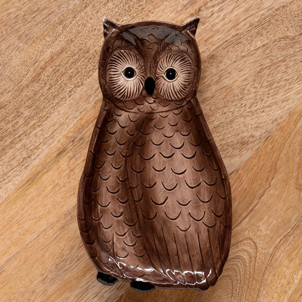 Чаша  в форме совы, 20 см