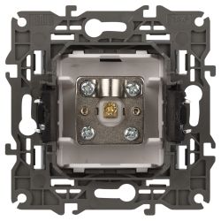 Розетка ЭРА Elegance 14-3101-16 TV одиночная, титан